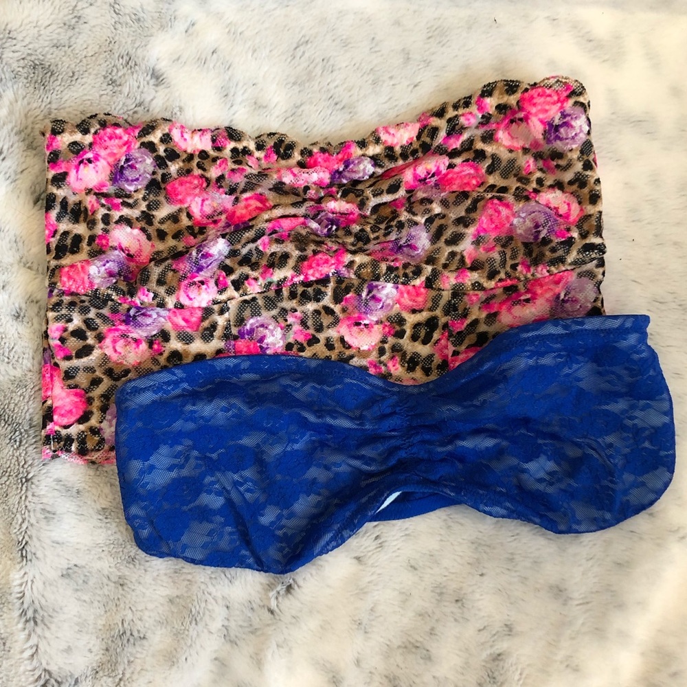 PINK Victoria’s Secret bandeau bundle! Medium